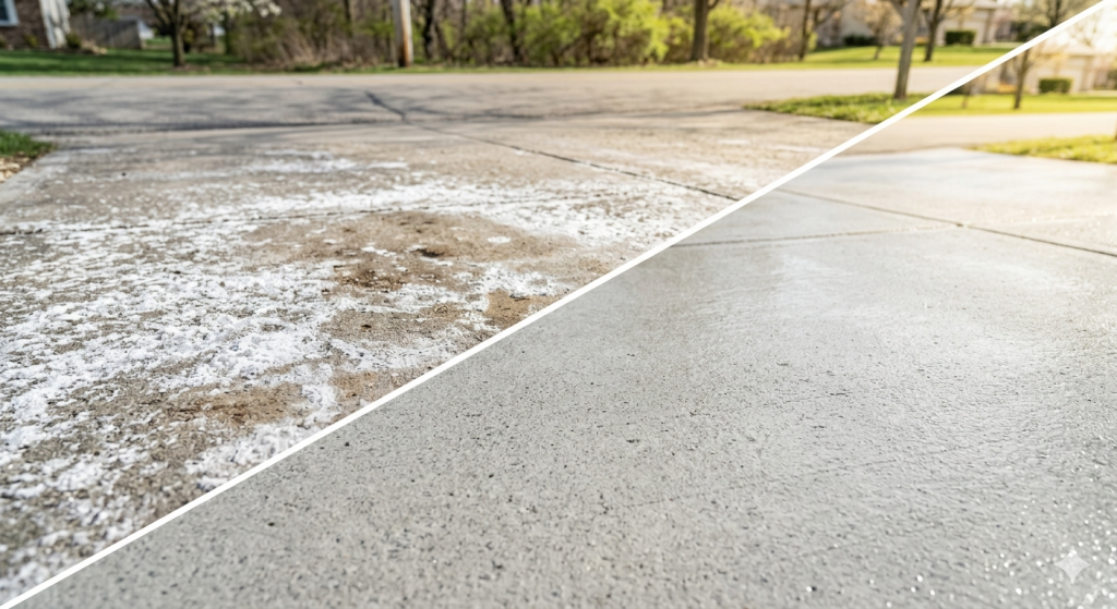 Spring Pressure Washing: Clean Away Winter Damage