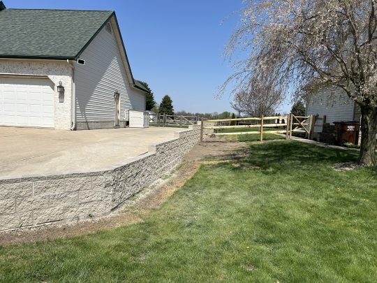 retaining wall after resto