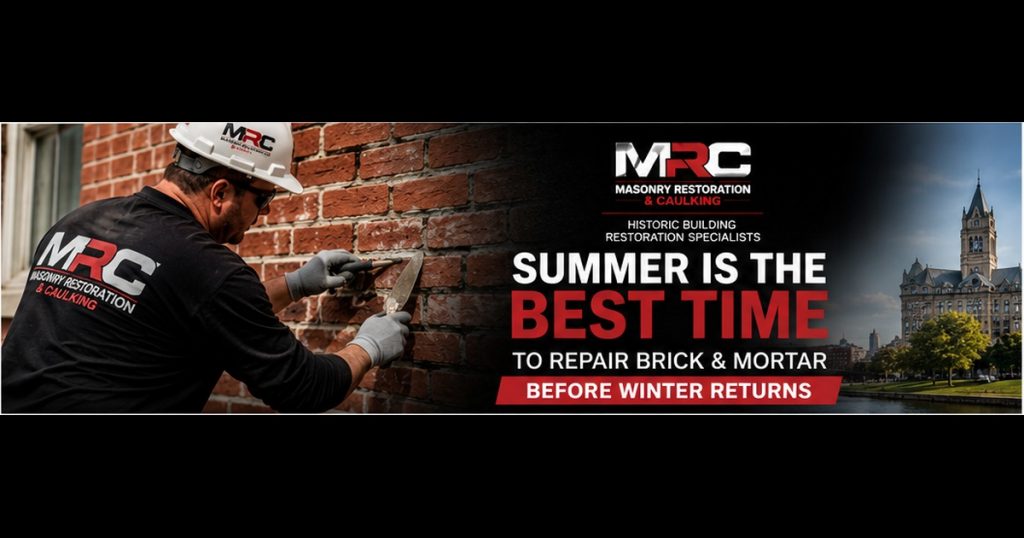 Summer Brick Repair Before Winter | Masonry Restoration & Caulking